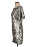 Assorted Brands Metallic Silver Cocktail Dress Size S (estimated) - photo 5