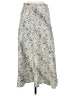 Banana Republic Factory Store Animal Print Silver Casual Skirt Size 6 - photo 1