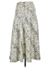 Banana Republic Factory Store Animal Print Silver Casual Skirt Size 6 - photo 2