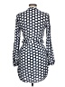 Splendid 100% Rayon Polka Dots Blue Casual Dress Size L - photo 2