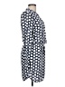 Splendid 100% Rayon Polka Dots Blue Casual Dress Size L - photo 4