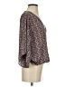 Veronica M. 100% Polyester Brown 3/4 Sleeve Blouse Size S - photo 4