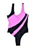 Unbranded Color Block Pink One Piece Swimsuit Size M - photo 1