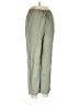 MNG 100% Linen Green Linen Pants Size S - photo 1