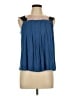 SHULAMI Blue Sleeveless Blouse Size L - photo 1