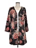 Solitaire 100% Polyester Black Cardigan Size M - photo 1