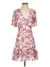Lulus 100% Polyester Floral Pink Cocktail Dress Size S - photo 1
