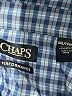 Chaps Checkered-gingham Blue Short Sleeve Button-Down Shirt Size XXL - photo 7