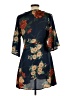 Boohoo 100% Polyester Floral Blue Cocktail Dress Size 10 - photo 2