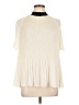 Cos 100% Polyester Ivory 3/4 Sleeve Blouse Size 8 - photo 1