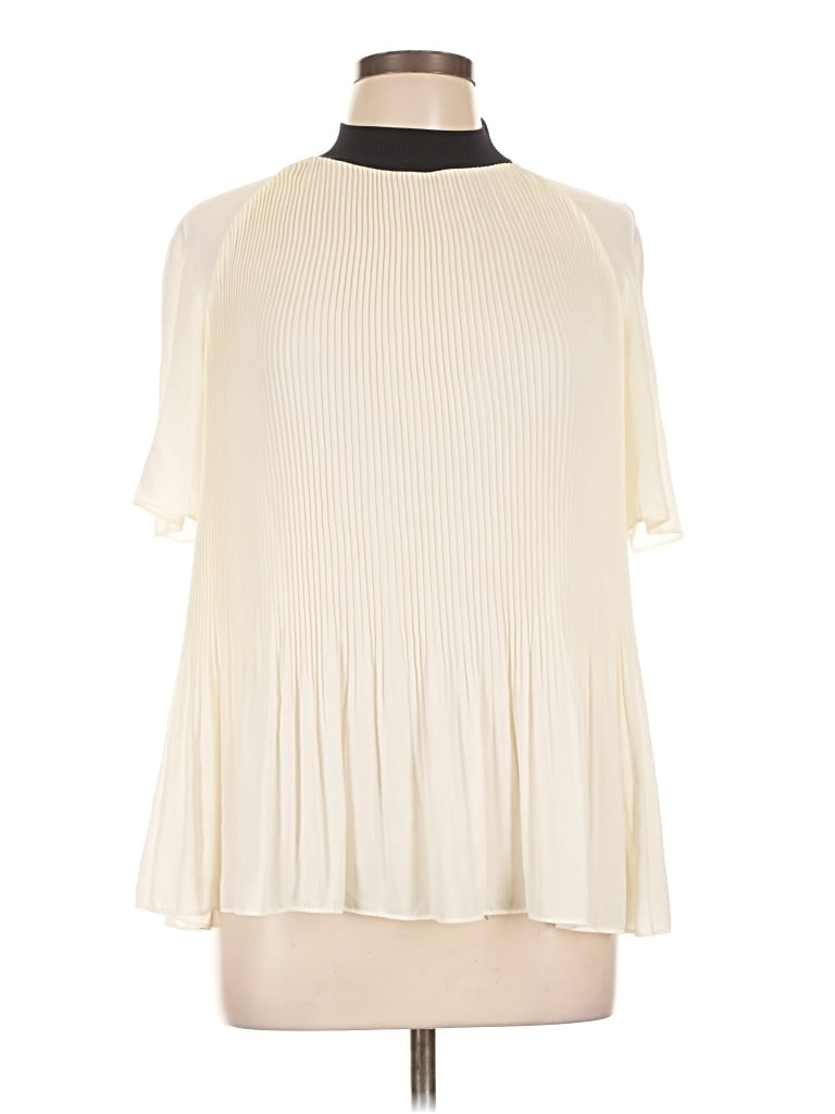 Pre-owned Cos 3/4 Sleeve Blouse In Ivory