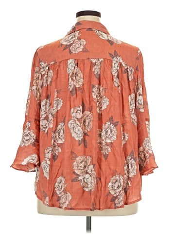 Cato 3/4 Sleeve Blouse (view 2)