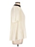 Cos 100% Polyester Ivory 3/4 Sleeve Blouse Size 8 - photo 4