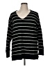 H&M Stripes Black Pullover Sweater Size XL - photo 1