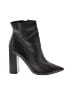 Steve Madden 100% Leather Black Ankle Boots Size 10 - photo 1