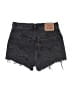 Levi's 100% Cotton Hearts Black Denim Shorts Size 23 waist - photo 2