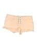 Bullhead Tan Denim Shorts Size 12 - photo 1
