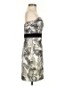 H&M 100% Polyester Graphic Gray Cocktail Dress Size 4 - photo 4