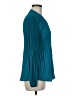 Alfani 100% Polyester Teal Long Sleeve Blouse Size 8 - photo 4