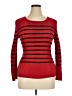 Liz Claiborne Stripes Red Pullover Sweater Size XL - photo 1