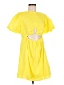 Unbranded 100% Polyester Yellow Cocktail Dress Size L - photo 1