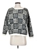 XXI Checkered-gingham Silver Pullover Sweater Size S - photo 1
