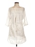 Zara Basic 100% Cotton White Casual Dress Size L - photo 1
