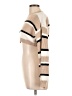 Shein 100% Acrylic Stripes Tan Pullover Sweater Size L - photo 5