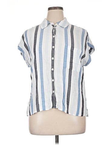 Style&Co Short Sleeve Button-Down Shirt (view 1)