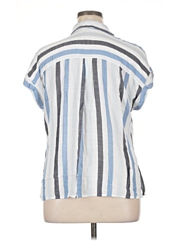 Style&Co Short Sleeve Button-Down Shirt (view 2)