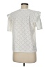 Zara White Short Sleeve Top Size M - photo 2
