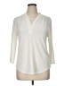 Charter Club Ivory 3/4 Sleeve Blouse Size XL - photo 1