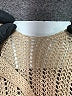 Unbranded 100% Acrylic Tan Cocktail Dress Size M - photo 7