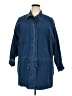 Assorted Brands Blue Denim Jacket Size 3X (estimated) - photo 1