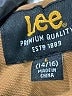 Lee 100% Cotton Solid Tan Jacket Size 14 - 16 - photo 3