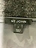 St. John 100% Polyester Metallic Silver Short Sleeve T-Shirt Size 4 - photo 7