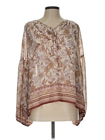 Blu Pepper Long Sleeve Blouse (view 1)