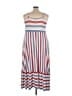 Torrid Stripes Blue Casual Dress Size 4X Plus (4) - photo 2