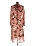 Julia Jordan 100% Polyester Floral Pink Casual Dress Size 10 - photo 2