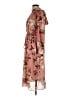 Julia Jordan 100% Polyester Floral Pink Casual Dress Size 10 - photo 5