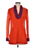 Tory Burch 100% Cotton Orange Long Sleeve Blouse Size 2 - photo 1