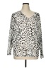 GiGi Moda Animal Print Silver Long Sleeve T-Shirt Size XL (estimated) - photo 1