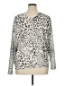 GiGi Moda Animal Print Silver Long Sleeve T-Shirt Size XL (estimated) - photo 2