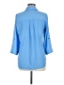 By & By 100% Polyester Blue 3/4 Sleeve Blouse Size M - photo 2