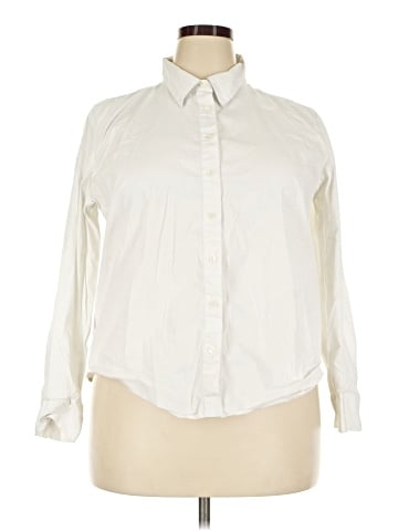 Ann Taylor Long Sleeve Button-Down Shirt (view 1)