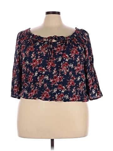 Pure Energy 3/4 Sleeve Blouse (view 1)