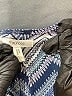 Maurices 100% Polyester Chevron-herringbone Blue Short Sleeve Blouse Size L - photo 7