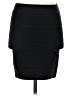 BCBGMAXAZRIA Solid Black Casual Skirt Size XS - photo 1