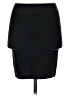 BCBGMAXAZRIA Solid Black Casual Skirt Size XS - photo 2