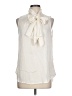 Trina Turk Ivory Sleeveless Blouse Size L - photo 1